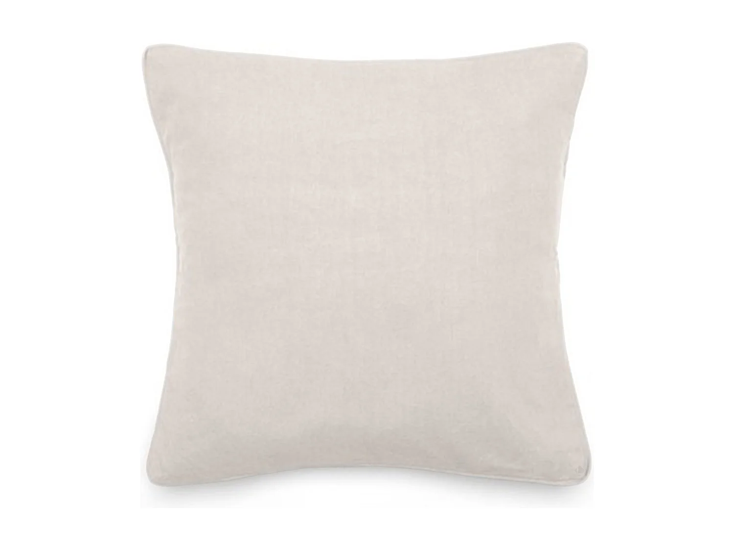 Housse de coussin 45x45 cm 50% lin et 50% coton collection OPERA DECO naturel