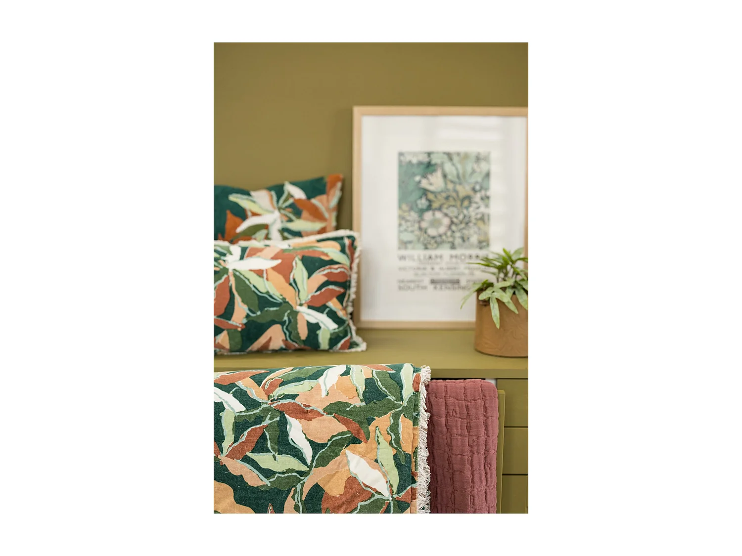 Edredom estampado Alina Óleo 85 x 200 cm