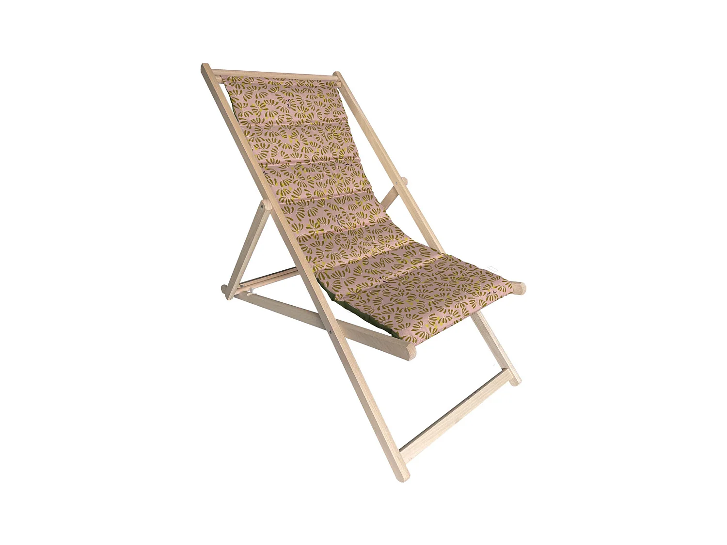 Chilienne matelassée en tissu imprimé Délicatesse