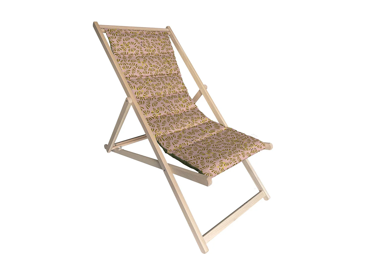 Chilienne matelassée en tissu imprimé Délicatesse