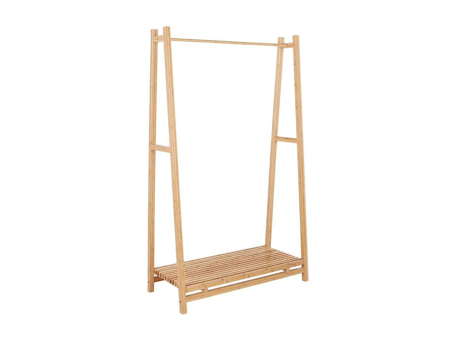 Balou kapstok 1 ophangstang, 1 plank bamboe.