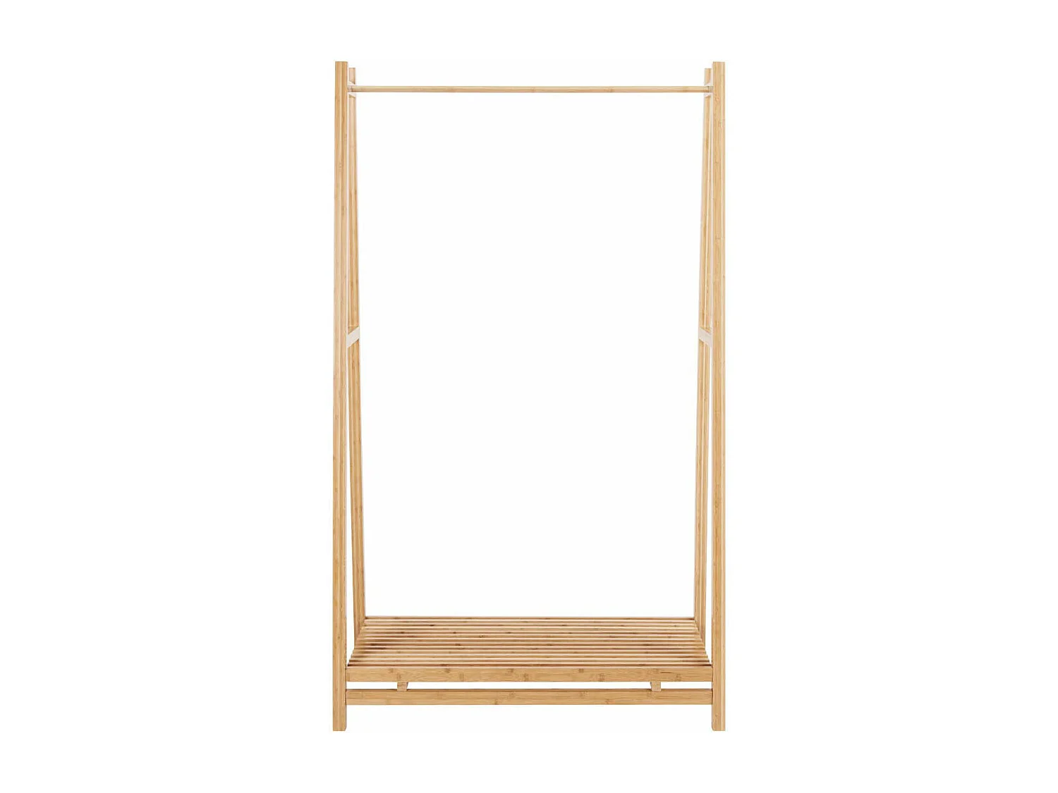 Balou kapstok 1 ophangstang, 1 plank bamboe.