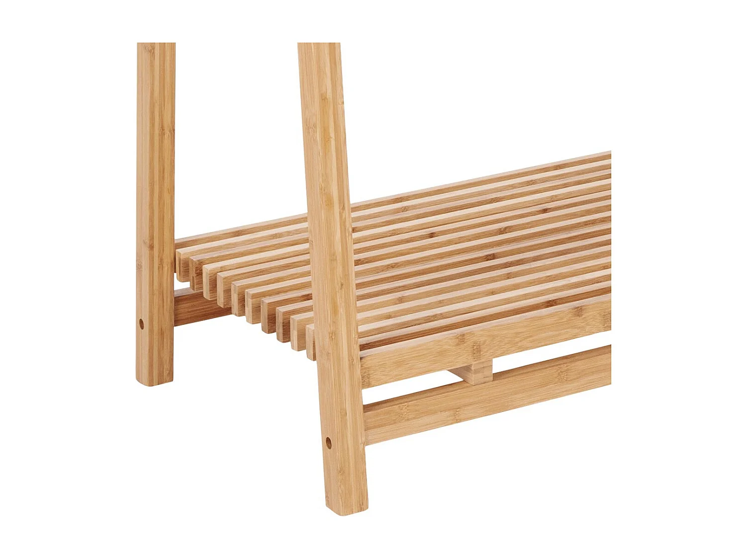 Balou kapstok 1 ophangstang, 1 plank bamboe.