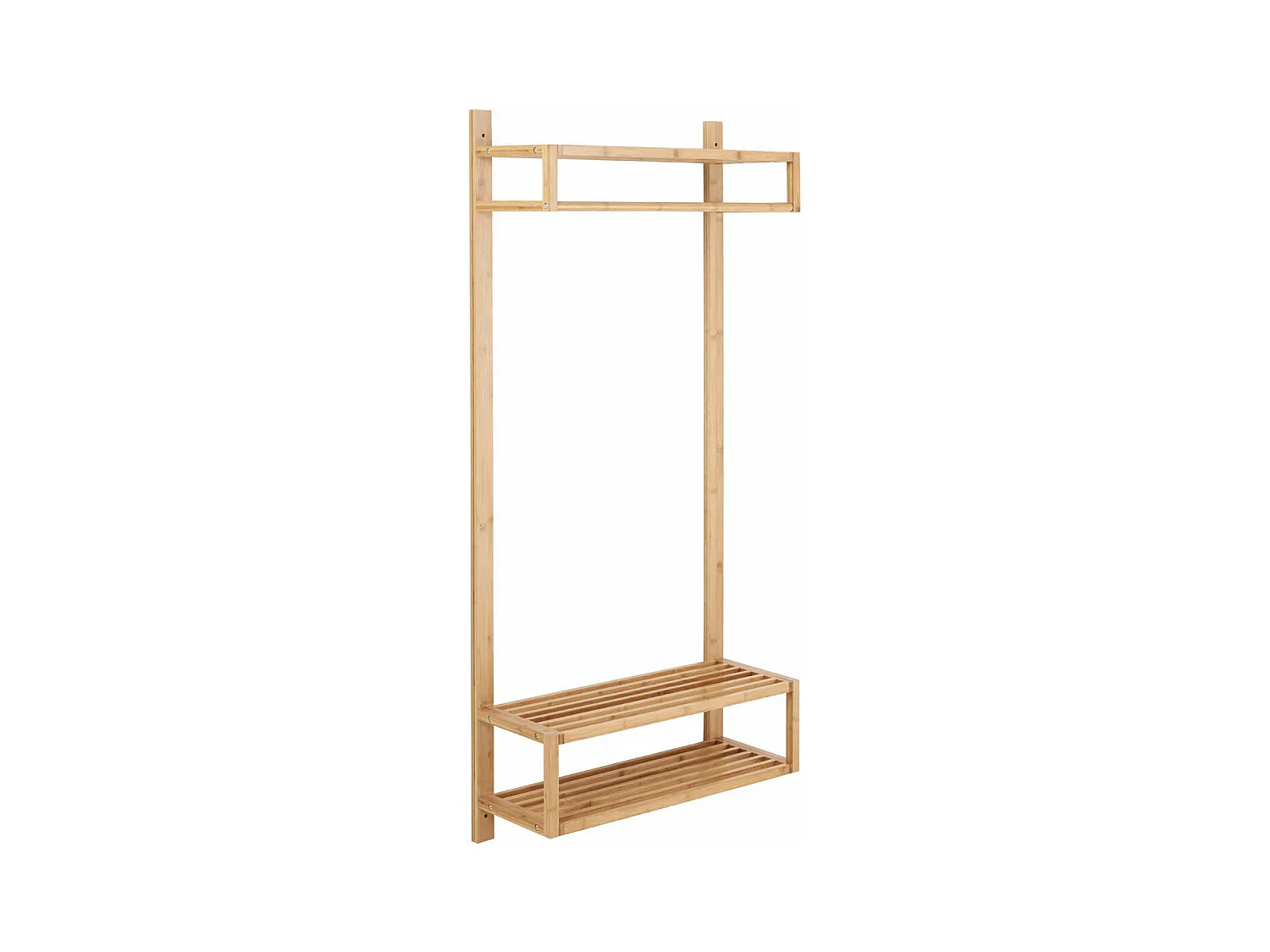 Balou kapstok 1 ophangstang, 3 planken bamboe.