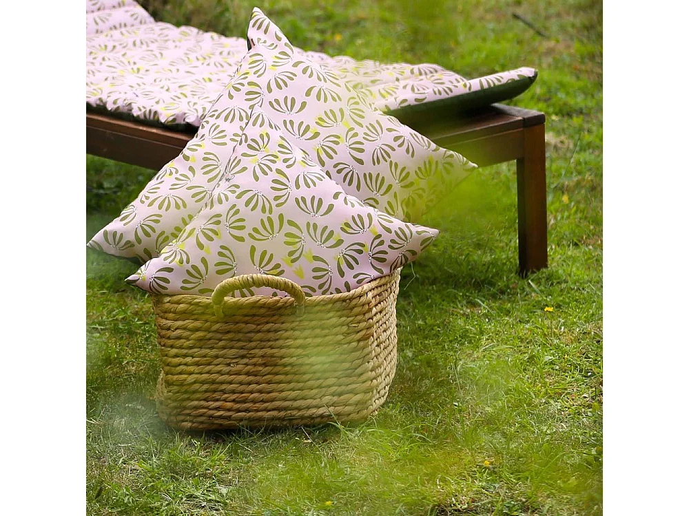 Coussin décoratif en tissu Délicatesse 50 x 50 cm