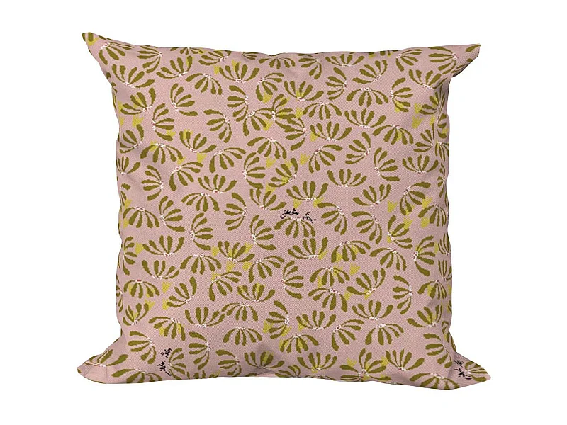 Coussin décoratif en tissu Délicatesse 50 x 50 cm