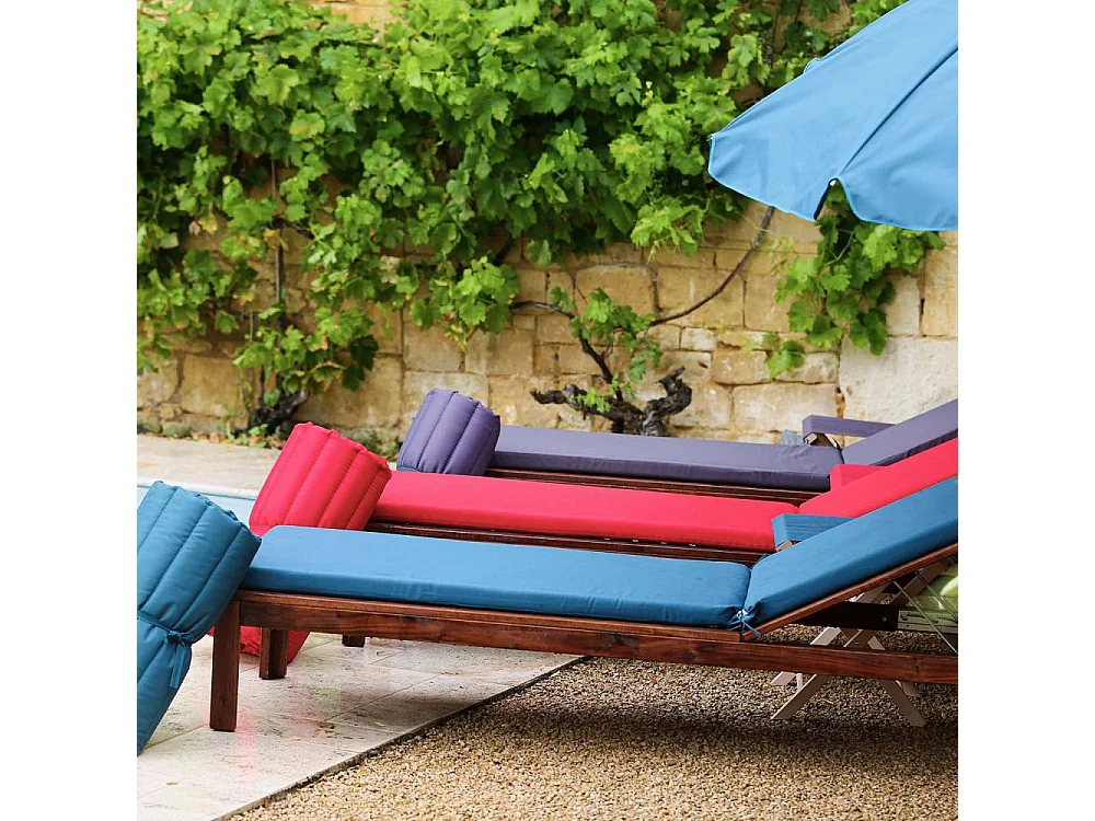 Coussin pour bain de soleil déhoussable Monte Carlo
