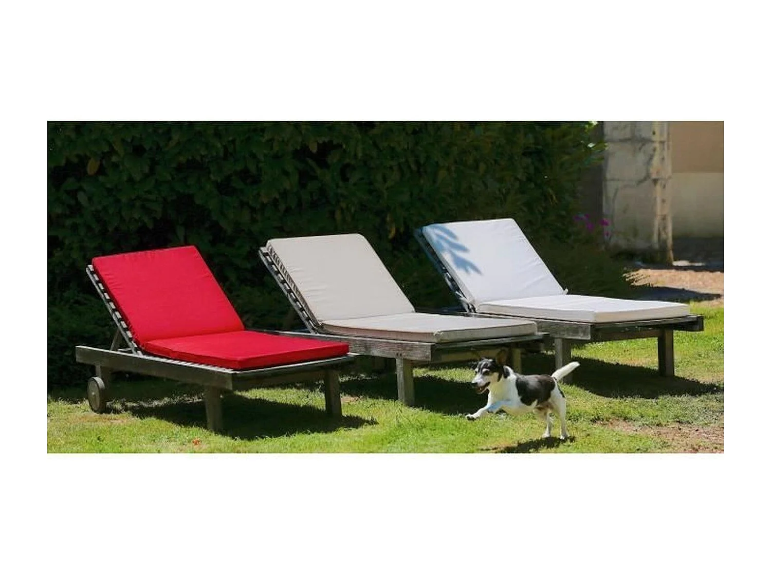 Coussin pour bain de soleil déhoussable Monte Carlo