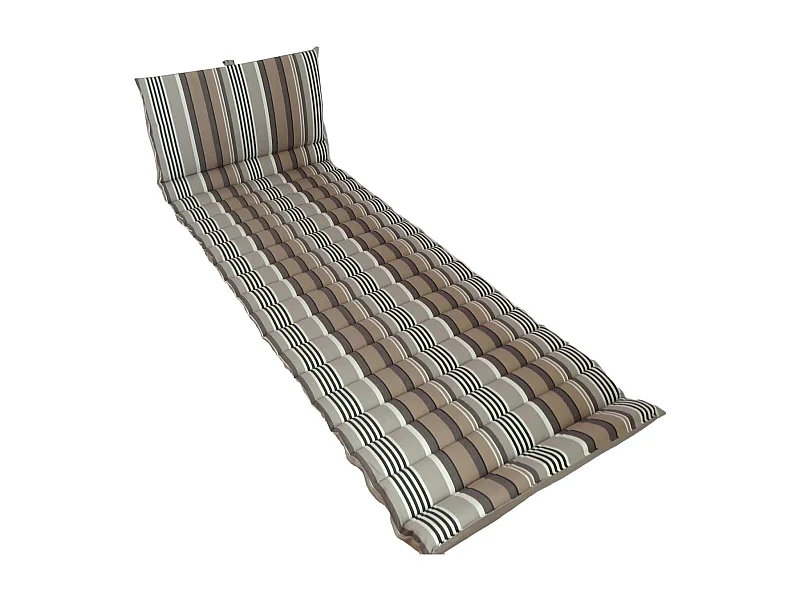 Matelas en tissu ondulo 174 x 60 cm Amsterdam