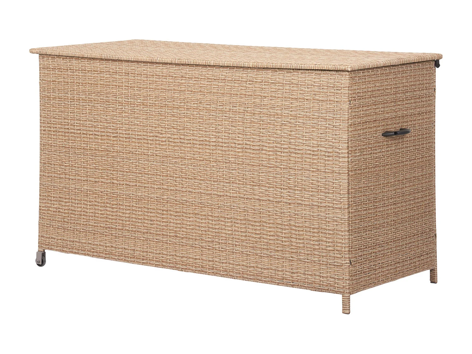 Marius kussen box met wielen natuur.