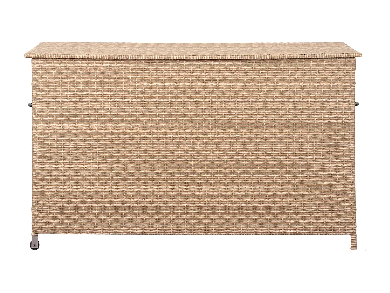 Marius kussen box met wielen natuur.