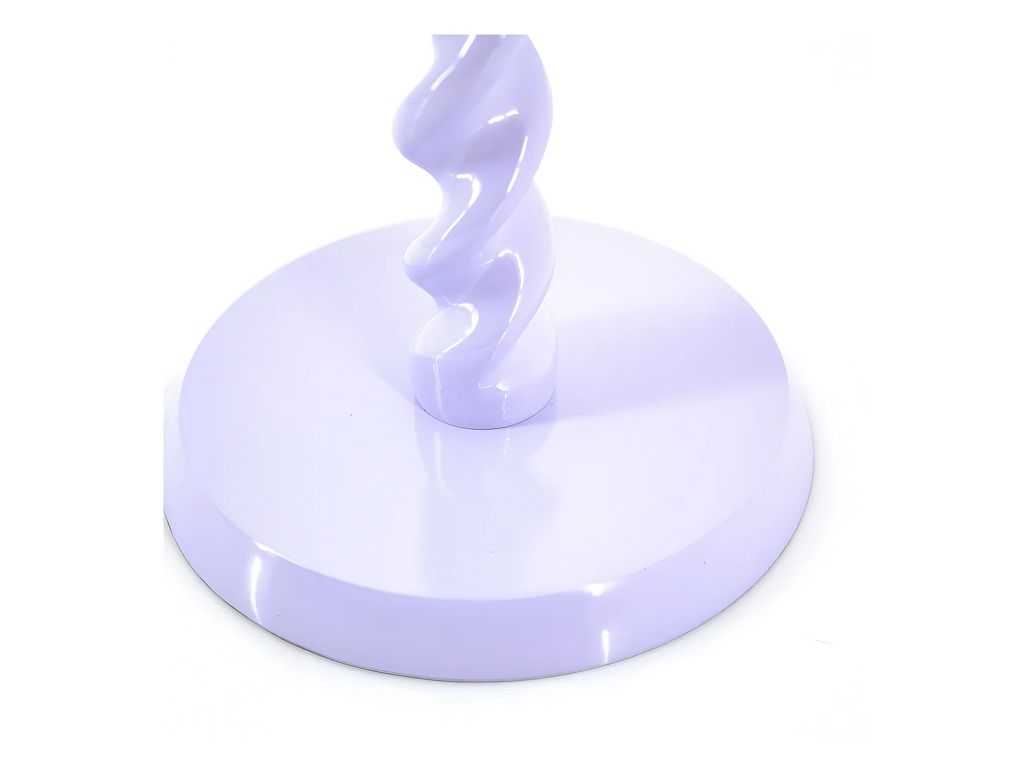 Gula - Table d'appoint en aluminium ø40cm - Lilas