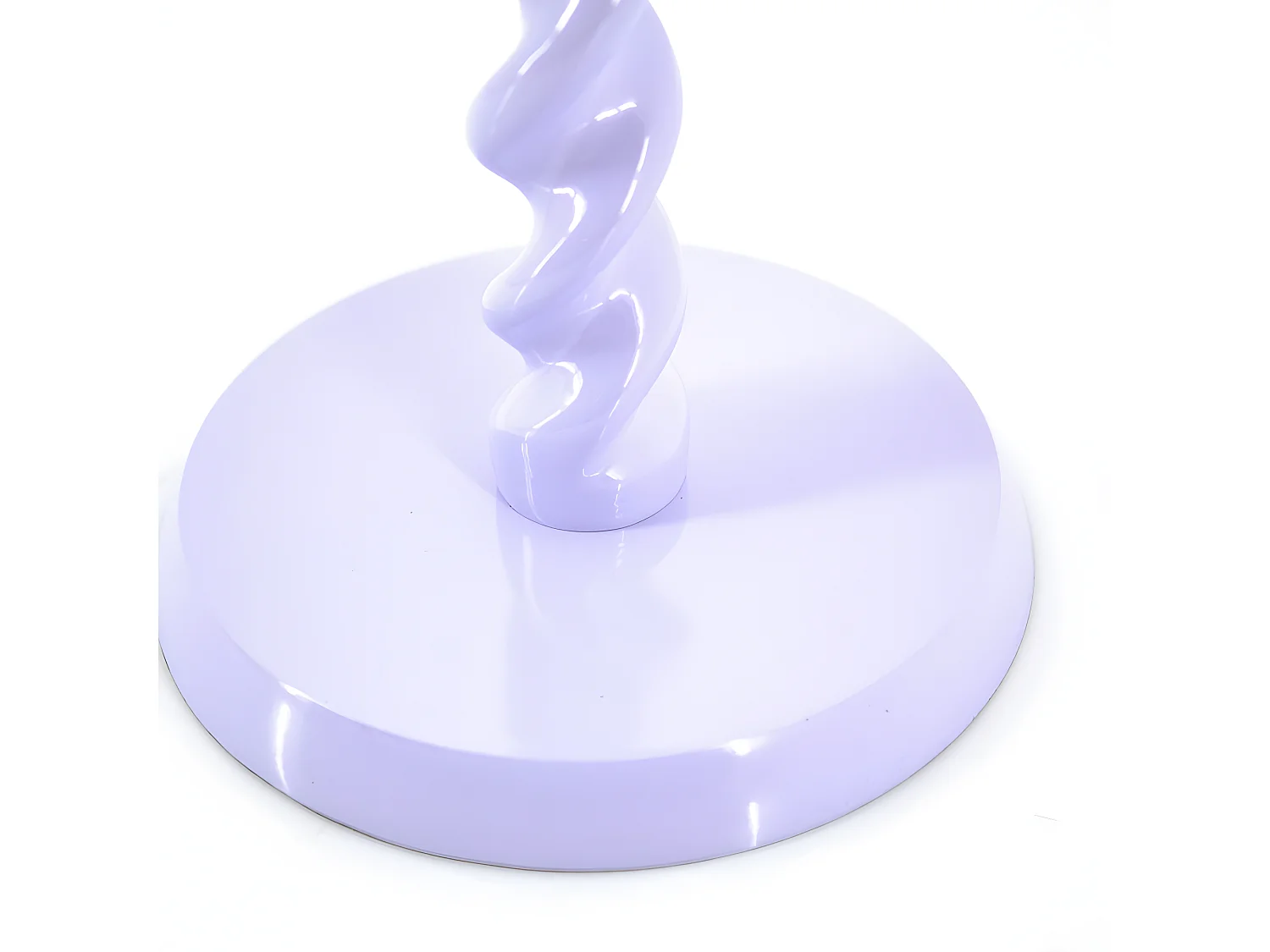 Gula - Table d'appoint en aluminium ø40cm - Lilas