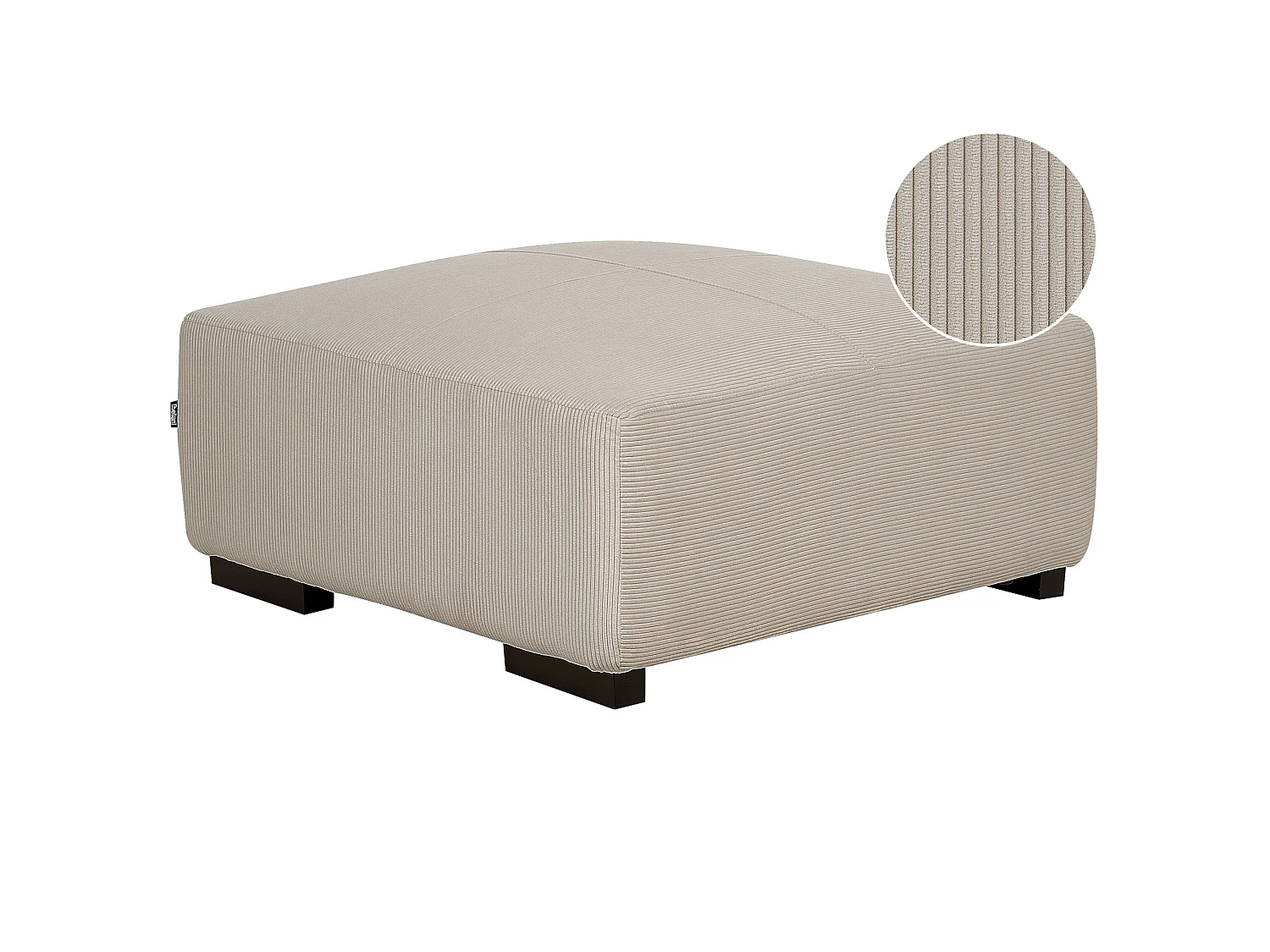 Ottomana LUNGO Velluto a coste Beige