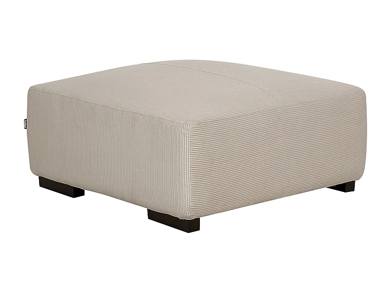 Ottomana LUNGO Velluto a coste Beige