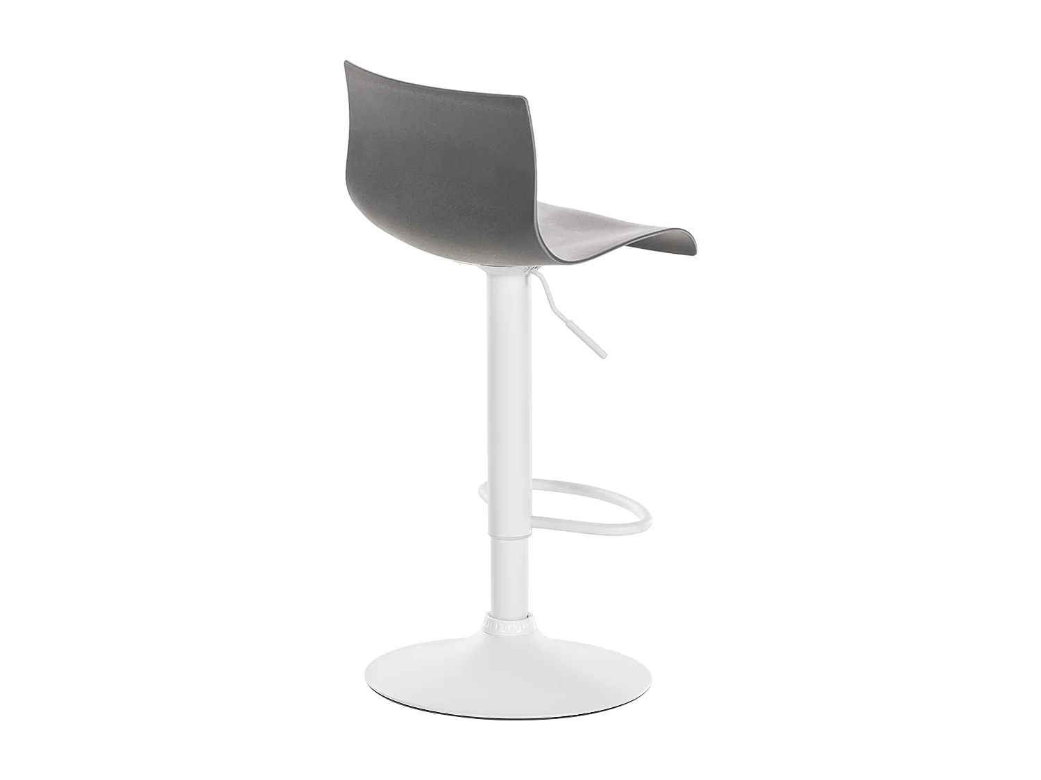Tabouret de bar - Plastique - Gris - Hoover