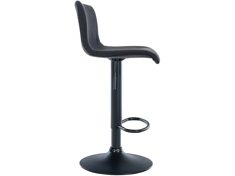 Tabouret de bar - Tissu - Noir - Hoover