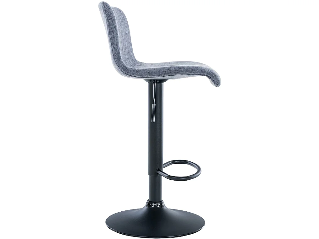 Tabouret de bar - Tissu - Bleu - Hoover