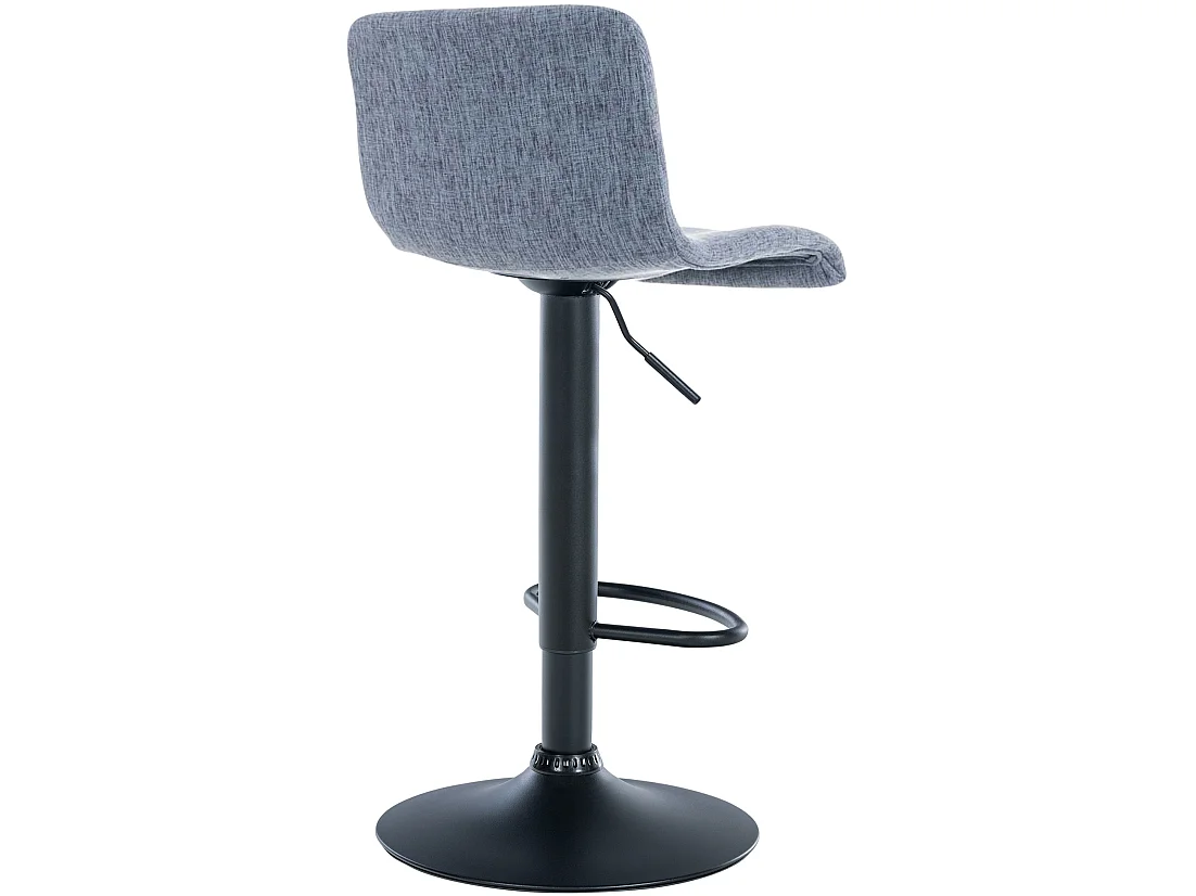 Tabouret de bar - Tissu - Bleu - Hoover