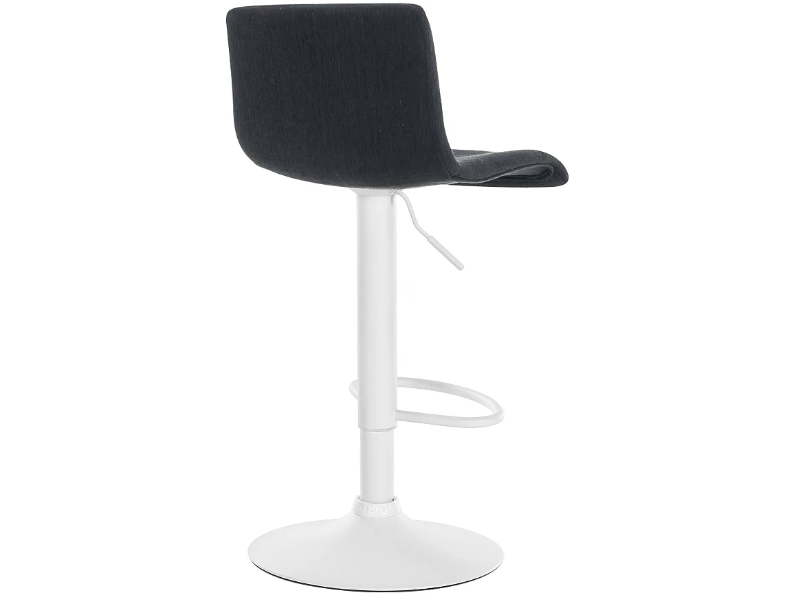Tabouret de bar - Tissu - Noir - Hoover