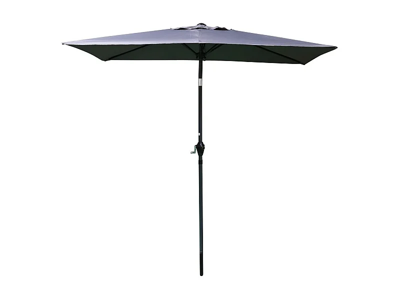 Parasol inclinable gris anthracite 135x210x230 cm – Protection solaire et design moderne