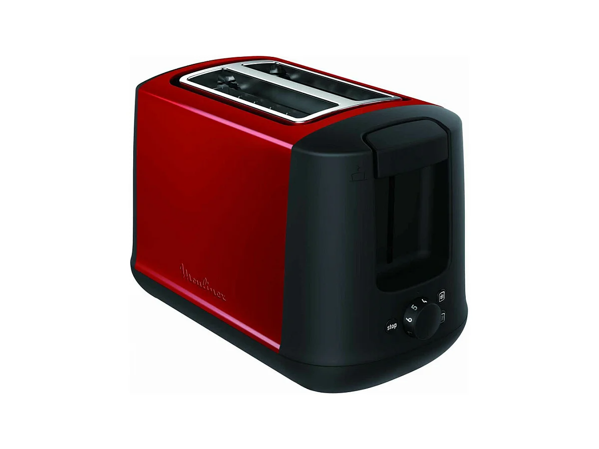 Grille pain Subito 2 fentes rouge