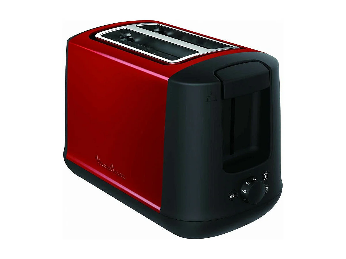 Grille pain Subito 2 fentes rouge