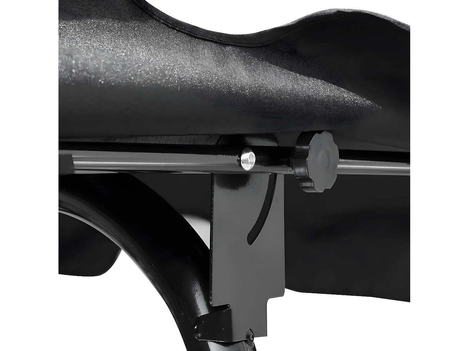 Balancelle de Jardin sur Pied pour 3 Personnes avec Toit Imperméabilisant Idéal pour Jardin Terrasse Noir