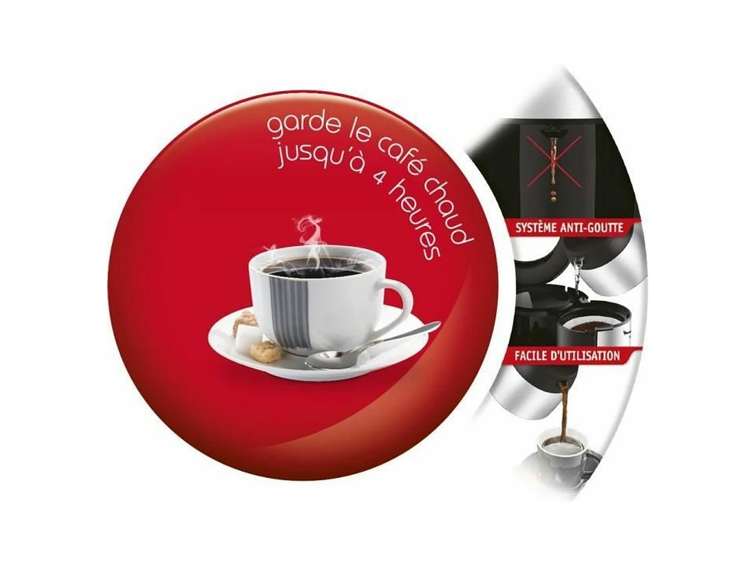 Cafetière Subito isotherme inox et noir