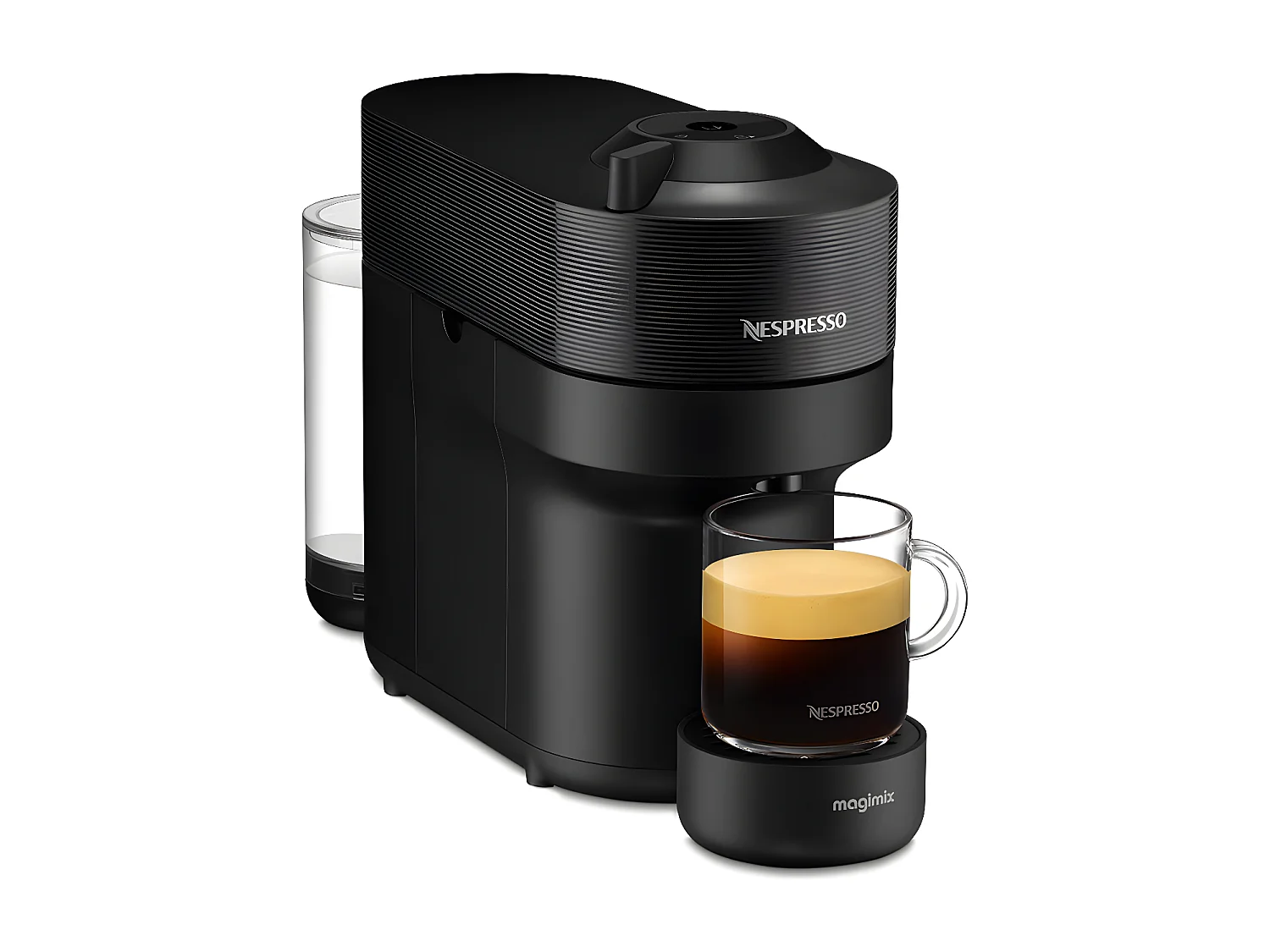 Cafetière à dosette Vertuo POP noire