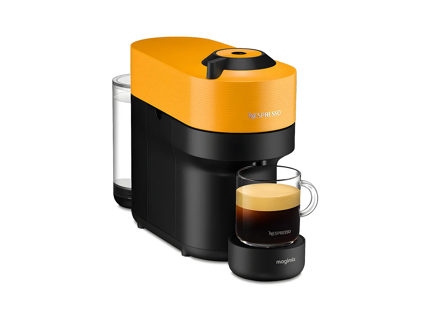 Cafetière à dosette Vertuo POP jaune
