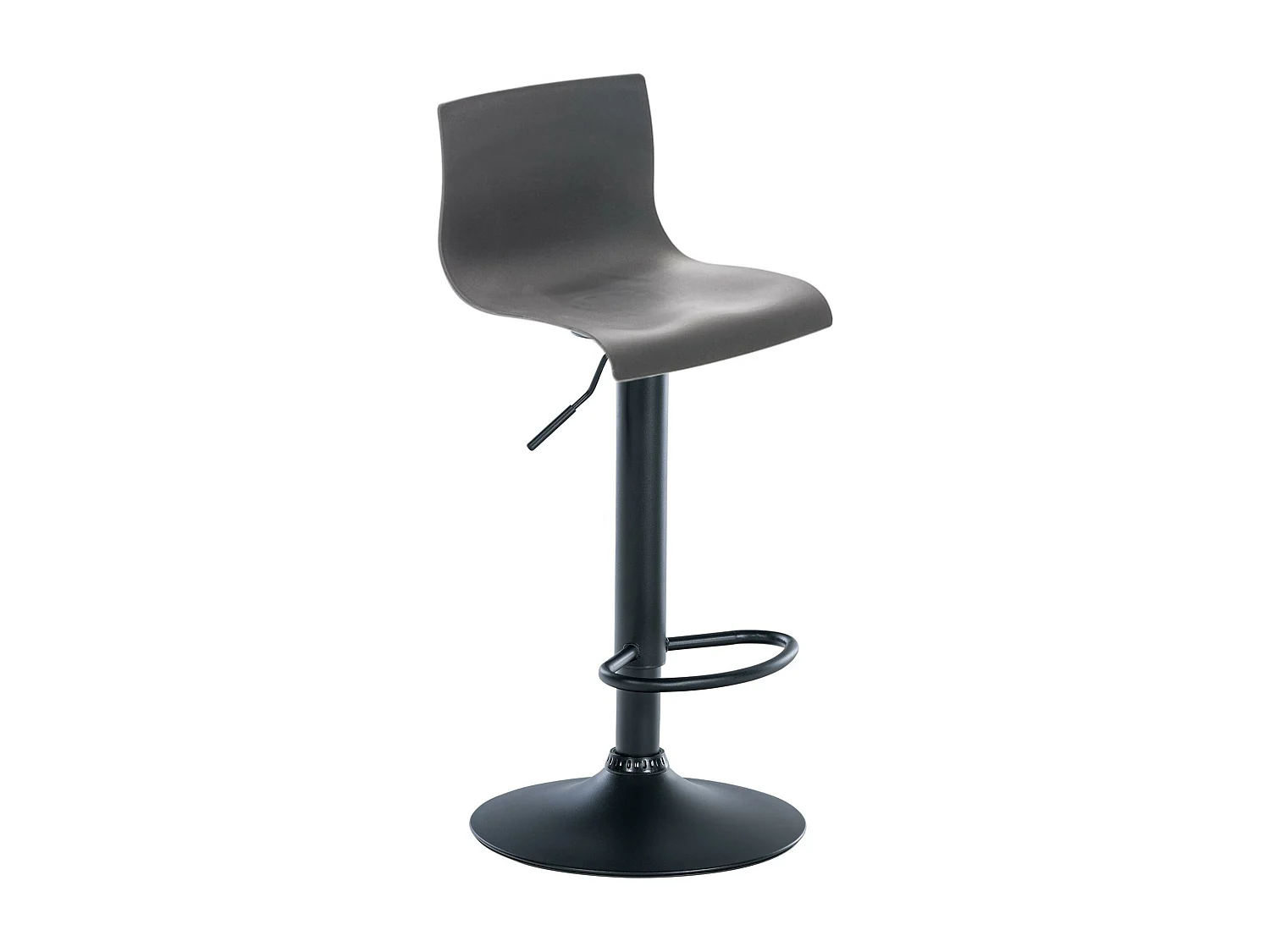 Tabouret de bar - Plastique - Gris - Hoover