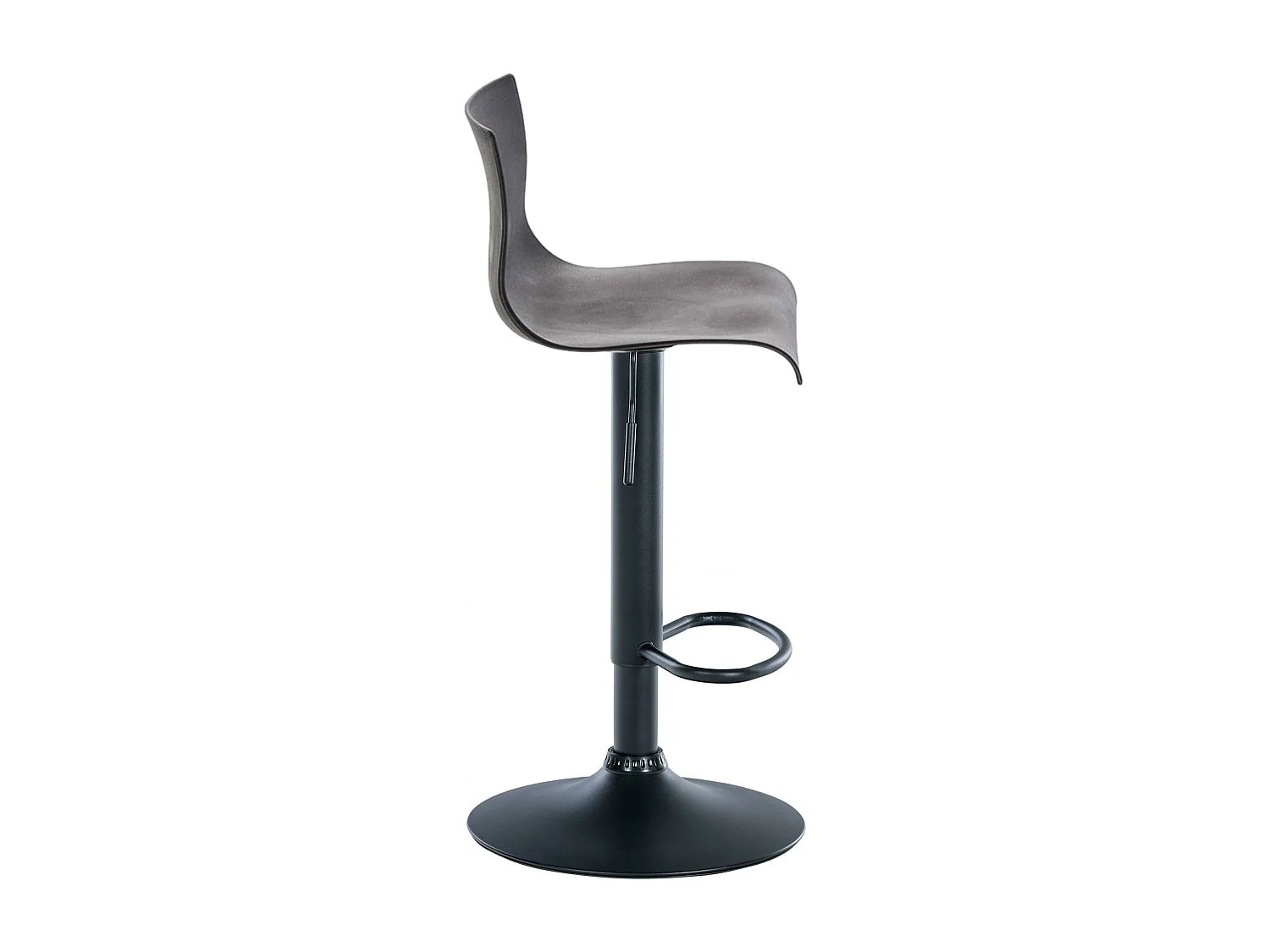 Tabouret de bar - Plastique - Gris - Hoover