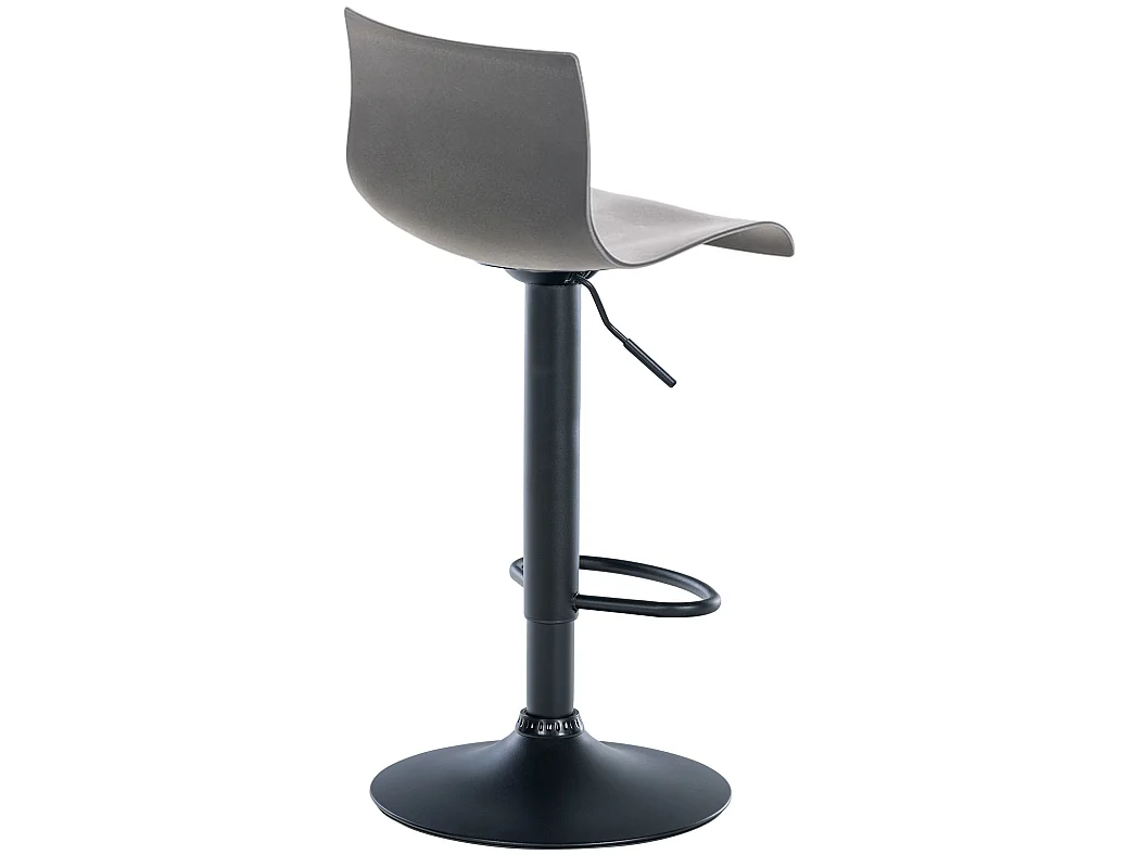 Tabouret de bar - Plastique - Gris - Hoover