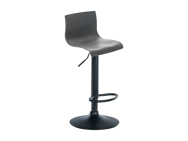 Tabouret de bar - Plastique - Gris - Hoover