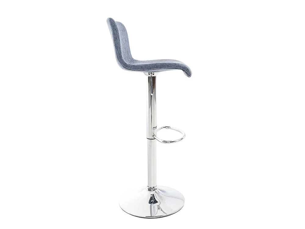 Tabouret de bar - Tissu - Bleu - Hoover