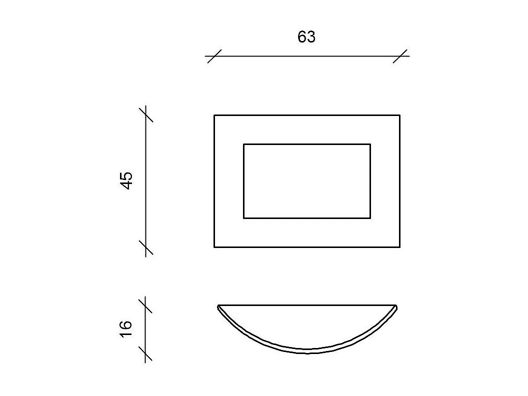 Redonda - Biochimenea de pared de metal negro