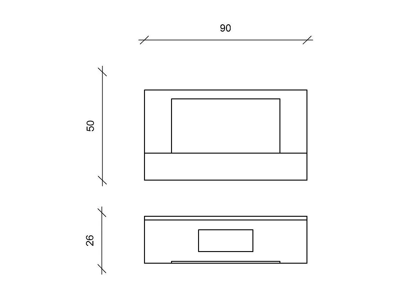 Bmovie Biocheminée murale en métal noir