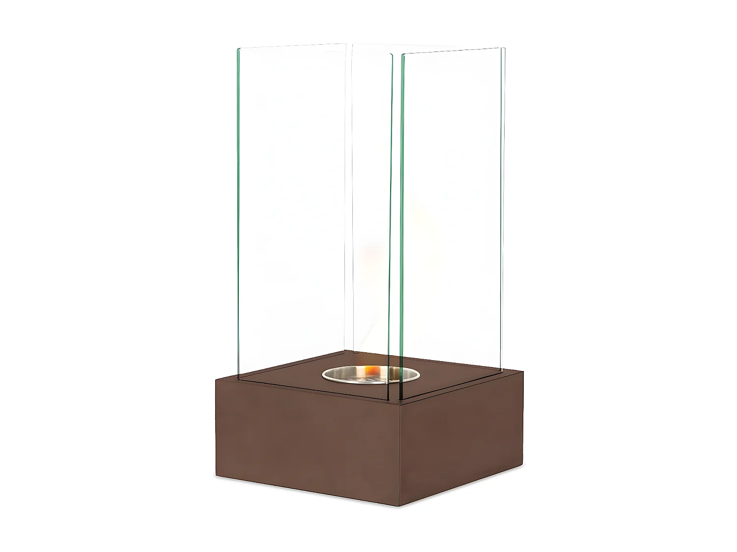 Chimeneas modernas bioetanol óxido 25 x 25 xh 65 cm