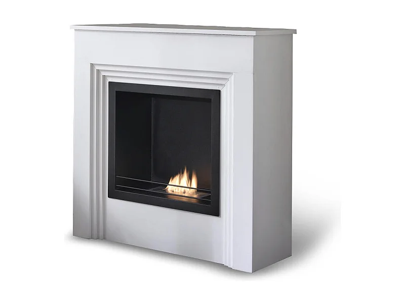 Family - Vloerstaande biohaard in wit gelakt MDF