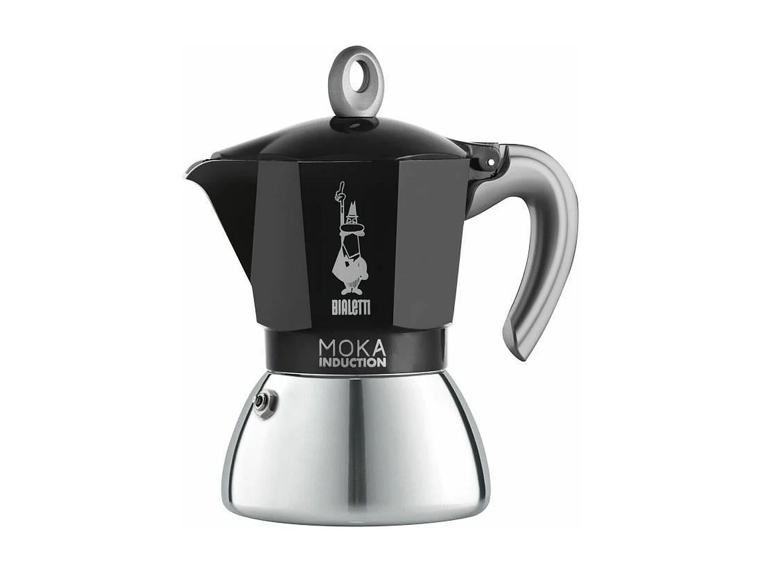 Cafetière italienne Moka induction 6 tasses noir