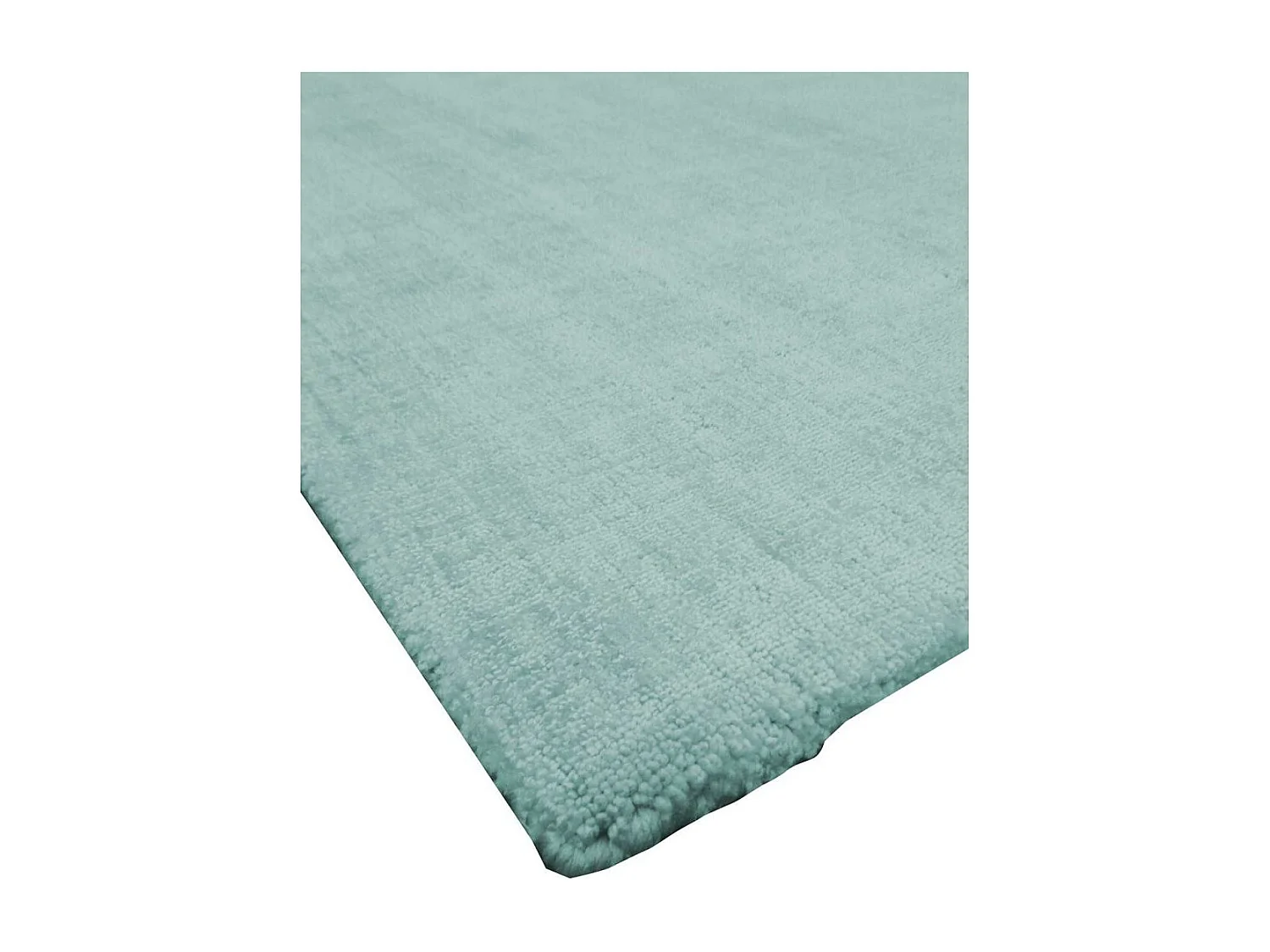 tapis chambre Ø100cm fait main vert rond motif uni NEO UNI