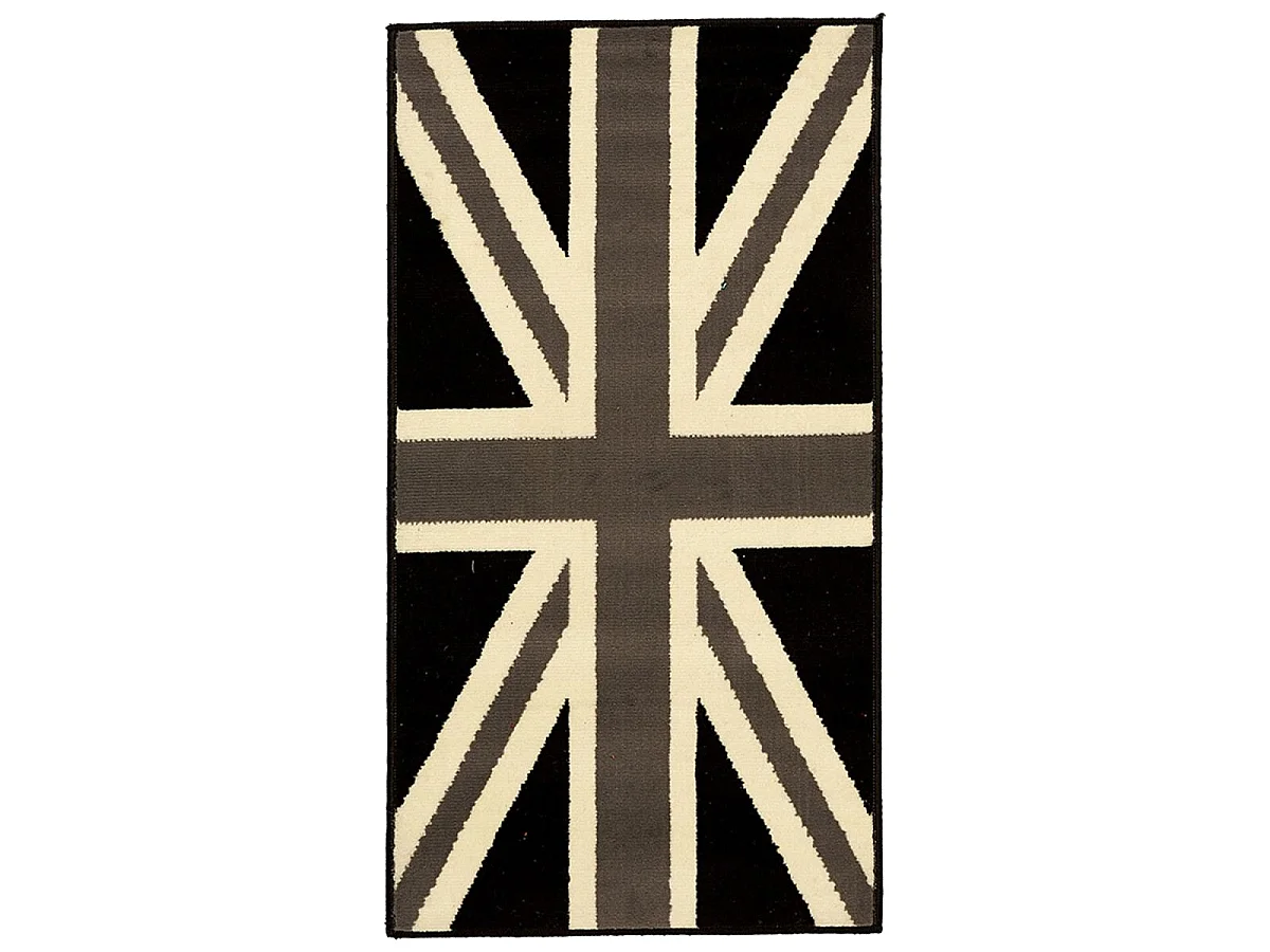 Tapis enfant 200x290 rectangle tissé gris LYN1 UNIONJACK