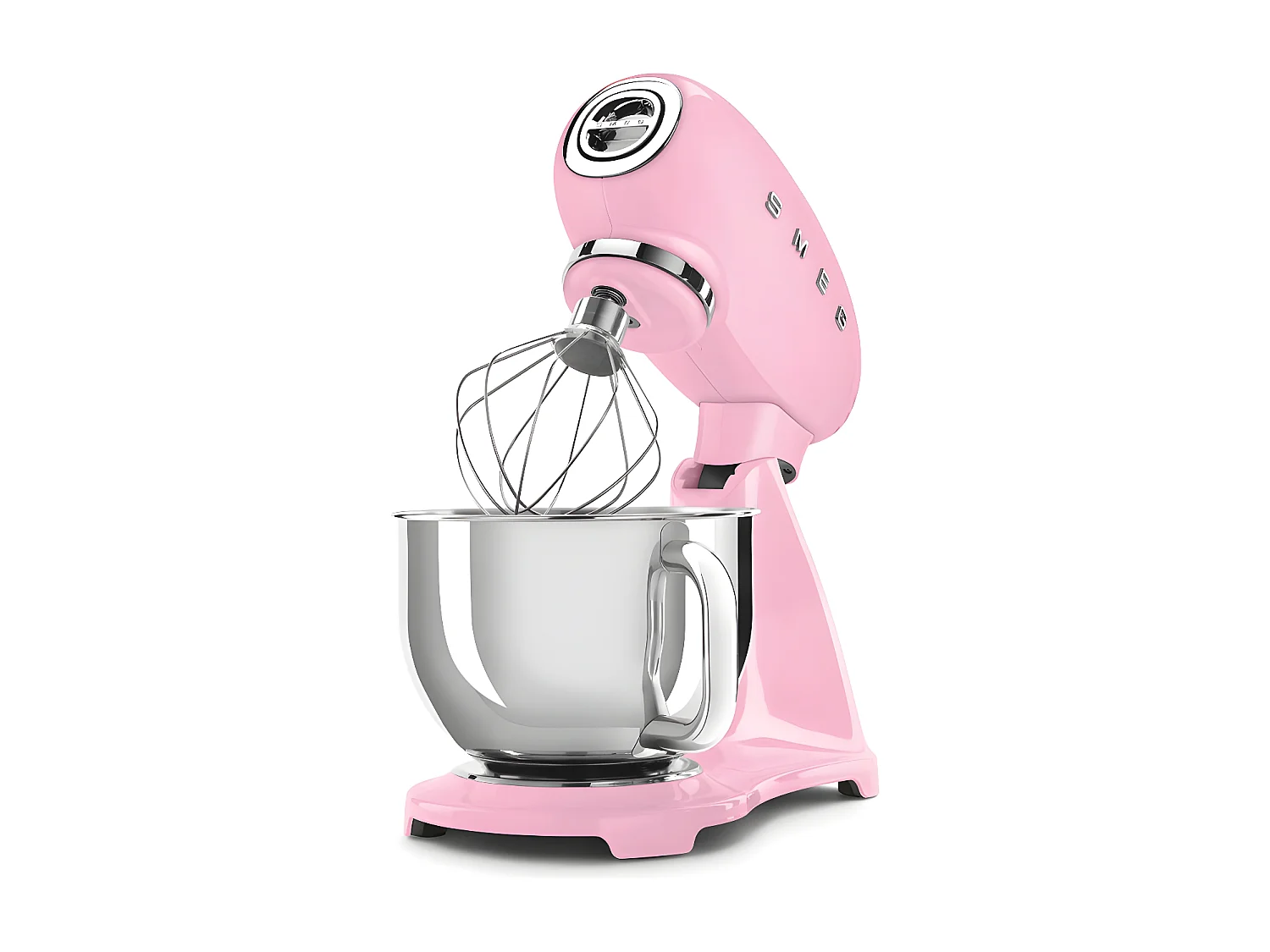 Smeg Batteur sur socle 4.8l 800w rose - SMF03PKEU