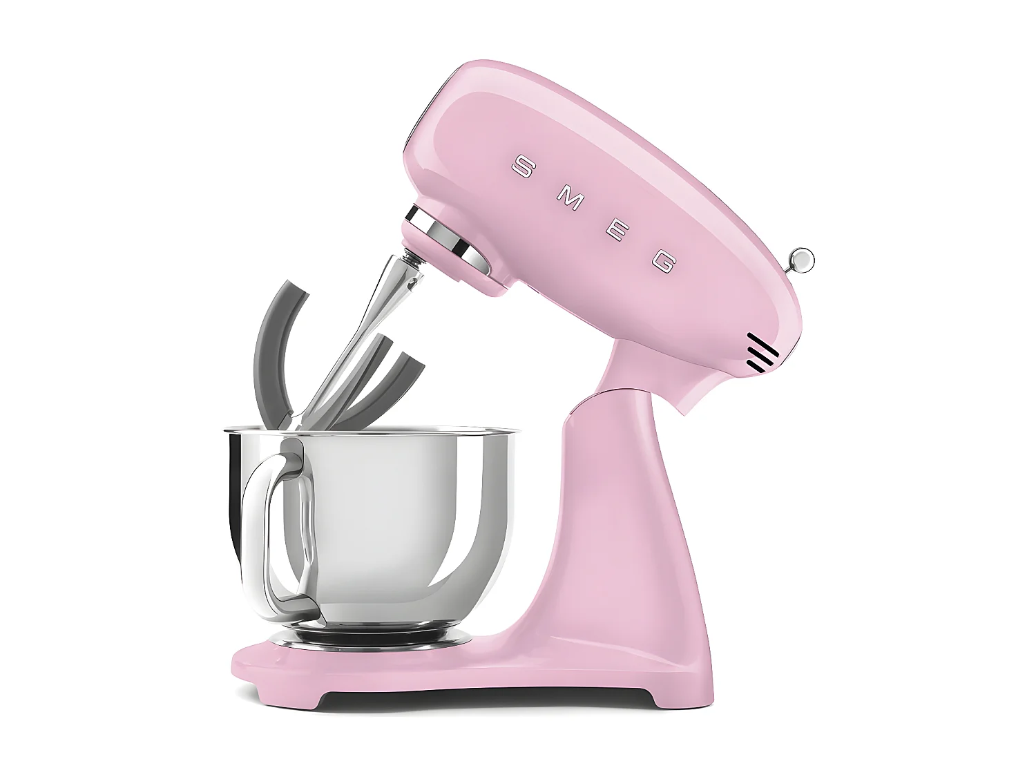 Smeg Batteur sur socle 4.8l 800w rose - SMF03PKEU