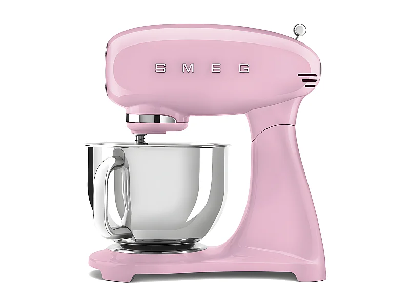 Smeg Batteur sur socle 4.8l 800w rose - SMF03PKEU