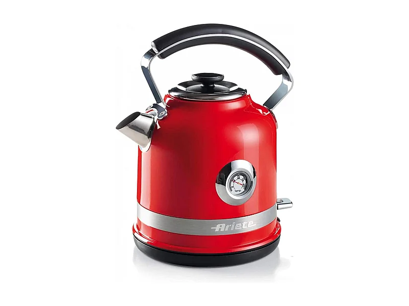 Bollitore Elettrico con Autospegnimento - 2000 Watt - 1,7 Litri - Rosso