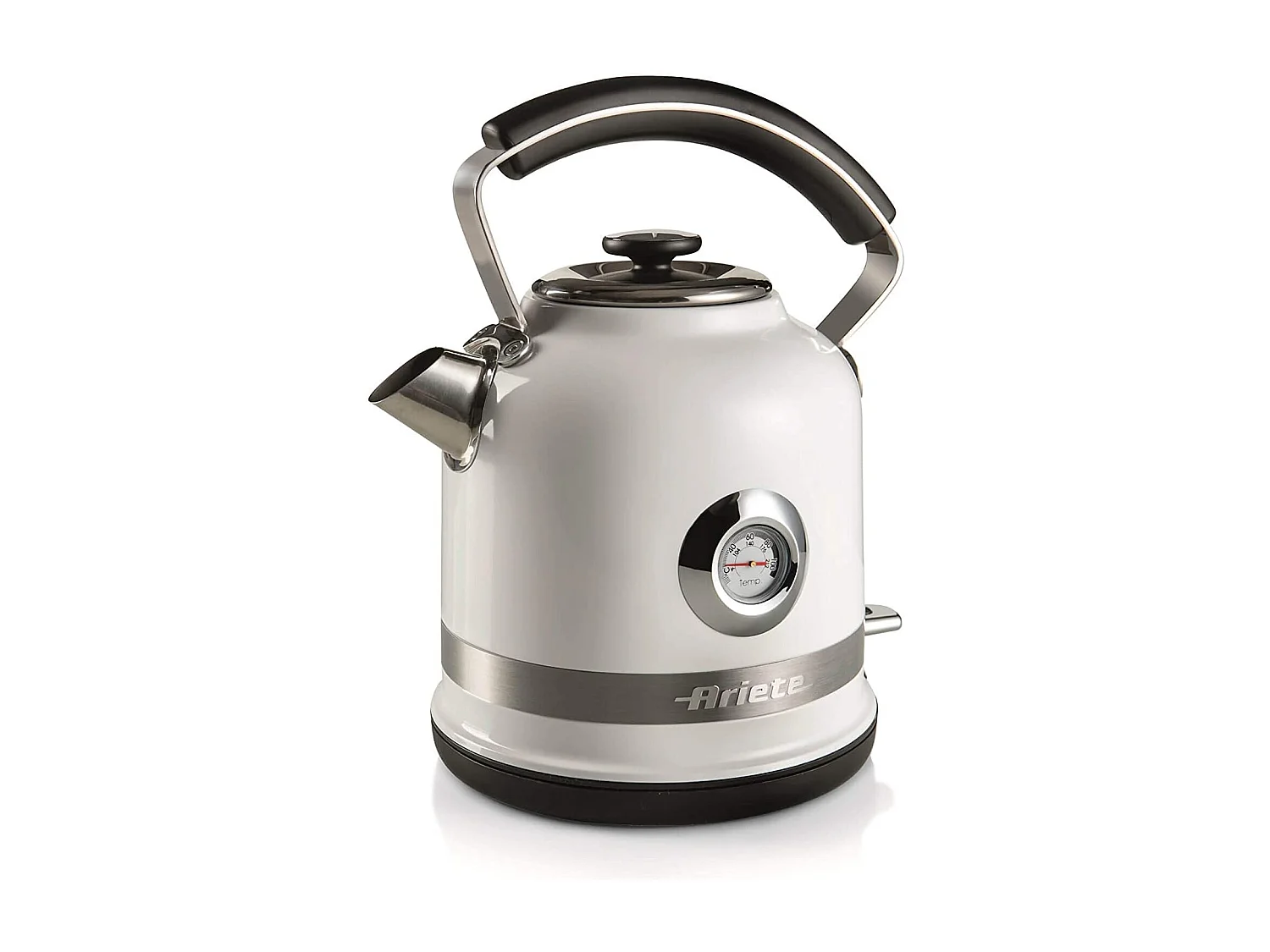 Bollitore Elettrico 2000W - Capacità 1,7L - 360° Cordless - Termometro - Bianco