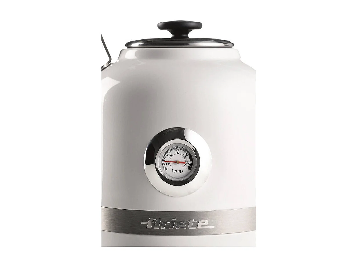 Bollitore Elettrico 2000W - Capacità 1,7L - 360° Cordless - Termometro - Bianco