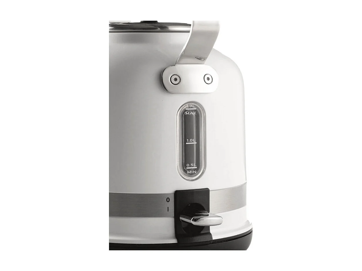 Bollitore Elettrico 2000W - Capacità 1,7L - 360° Cordless - Termometro - Bianco